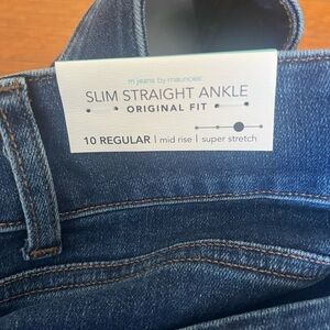 Maurices Slim Straight Ankle Jeans - Blue